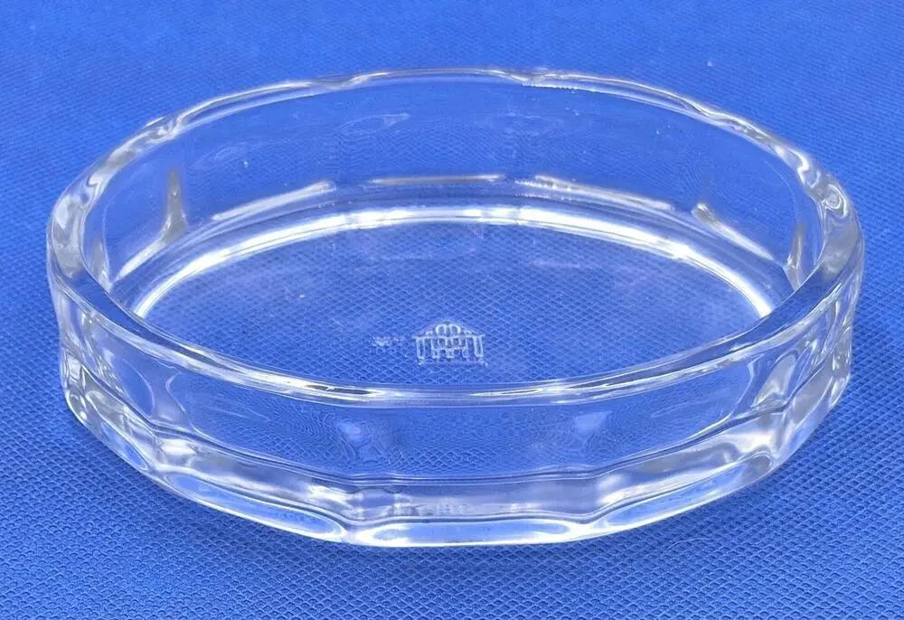 Hearth & Hand Clear Glass Oval Trinket or Soap Dish 5x4x1